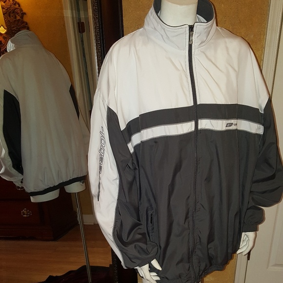 reebok black and white jacket